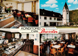 73891234 Nassau Lahn Konditorei Cafe Bressler Gastraeume Kuchentheke Kirche Nass - Nassau