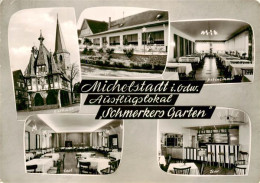 73891229 Michelstadt Rathaus Schmerkers Gartenlokal Terrasse Nebenzimmer Saal Ba - Michelstadt