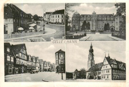 73890994 Celle  Niedersachsen Bahnhofsplatz Schloss Schuhstrasse Stadtkirche  - Celle