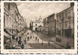 Al444 Cartolina Torre Del Greco Piazza Del Popolo E Parrocch Provincia Di Napoli - Napoli (Naples)