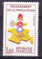FRANCE Timbre 2202a Neuf**, Variété Recensement Sans Le Chiffre 7 Dans La Corse - Unused Stamps