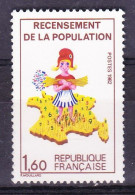 FRANCE Timbre 2202a Neuf**, Variété Recensement Sans Le Chiffre 7 Dans La Corse - Unused Stamps