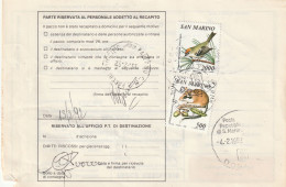 BOLLETTINO POSTALE - (SAN MARINO) ALB. - Postal Parcels