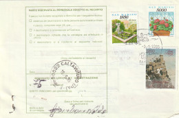 BOLLETTINO POSTALE - (SAN MARINO) ALB. - Pacchi Postali