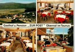 73890687 Oberrod Taunus Gasthof Pension Zur Post Gastraeume Terrasse Panorama Ob - Idstein