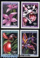 Australia 1986 Orchids 4v, Mint NH, Nature - Flowers & Plants - Orchids - Unused Stamps