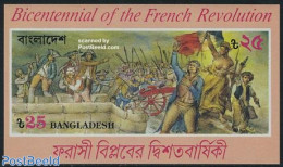 Bangladesh 1989 French Revolution S/s, Mint NH, History - History - Art - Paintings - Bangladesh