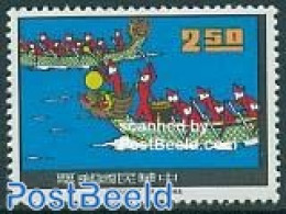Taiwan 1966 Dragon Boat Races 1v, Mint NH, Sport - Transport - Sport (other And Mixed) - Ships And Boats - Boten