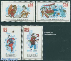 Taiwan 1973 Folklore 4v, Mint NH, Nature - Various - Fishing - Folklore - Poissons