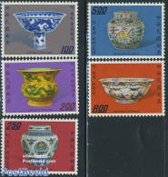 Taiwan 1973 Art Objects 5v, Mint NH, Art - Art & Antique Objects - Ceramics - Porzellan