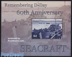 Palau 2004 D-Day S/s, LSTs, Mint NH, History - Transport - Militarism - World War II - Ships And Boats - Militares