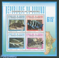 Burundi 1996 Fish S/s, Mint NH, Nature - Fish - Pesci