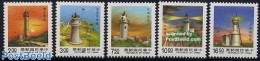 Taiwan 1991 Lighthouses 5v, Mint NH, Various - Lighthouses & Safety At Sea - Lighthouses