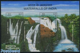 India 2003 Waterfalls S/s, Mint NH, Nature - Water, Dams & Falls - Unused Stamps