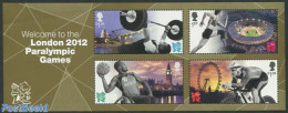 Great Britain 2012 Welcome To The London Paralympic Games S/s, Mint NH, Health - Sport - Disabled Persons - Athletics .. - Unused Stamps