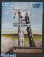 Chad 1984 Space Rockets, Ariane S/s, Imperforated, Mint NH, Transport - Space Exploration - Sonstige & Ohne Zuordnung