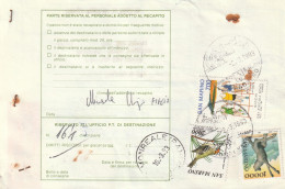 BOLLETTINO POSTALE - (SAN MARINO) ALB. - Postal Parcels