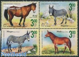 Bosnia Herzegovina - Croatic Adm. 2014 Fauna 4v [+], Mint NH, Nature - Animals (others & Mixed) - Horses - Bosnie-Herzegovine