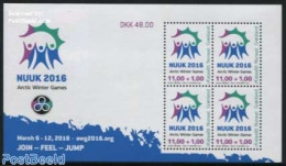 Greenland 2015 Arctic Winter Games, Nuuk 2016 S/s, Mint NH, Sport - Sport (other And Mixed) - Unused Stamps