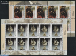 Germany, Federal Republic 2016 Art, Titian & Zeller 2 M/ss, Mint NH, History - Transport - Kings & Queens (Royalty) - .. - Ungebraucht