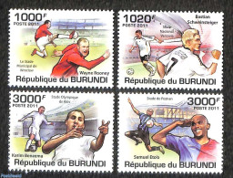 Burundi 2011 Football 4v, Mint NH, Sport - Football - Other & Unclassified