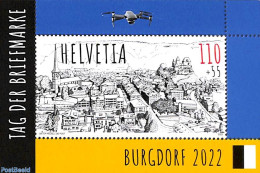 Switzerland 2022 Stamp Day, Burgdorf S/s, Mint NH, Stamp Day - Nuevos