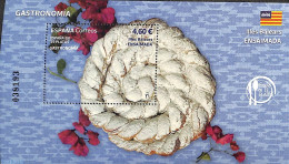 Spain 2023 Gastronomy, Ensaimada S/s, Mint NH, Health - Food & Drink - Unused Stamps