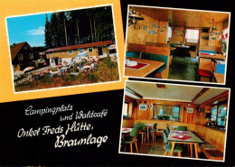 73890062 Braunlage Campingplatz Und Waldcafe Onkel Freds Huette Gastraeume Braun - Autres & Non Classés