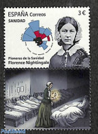 Spain 2023 Florence Nightingale 1v+tab, Mint NH - Ungebraucht