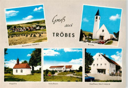 73890058 Troebes Panorama Kirche Kapelle Schulhaus Kaufhaus Ratinger Troebes - Sonstige & Ohne Zuordnung