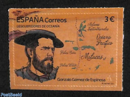 Spain 2023 Gonzalo Gómez De Espinosa 1v (on Wood), Mint NH, History - Various - Explorers - Maps - Other Material Tha.. - Nuevos