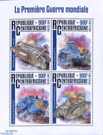 Central Africa 2019 World War I 4v M/s, Mint NH, History - World War I - Guerre Mondiale (Première)