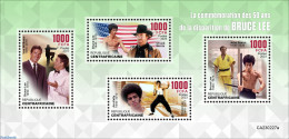 Central Africa 2023 Bruce Lee, Mint NH, Performance Art - Sport - Movie Stars - Sport (other And Mixed) - Actores