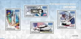 Central Africa 2023 The Fifth Mission Of Endeavour, Mint NH, Transport - Space Exploration - Centrafricaine (République)