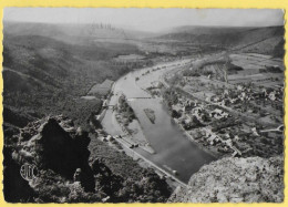 CPSM Roche De Haybes Devant Pepin - Vue Aérienne 1950 - Other & Unclassified