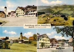 73888988 Sulzberg Vorarlberg AT Markt Panorama Kirche Brunnen  - Autres & Non Classés