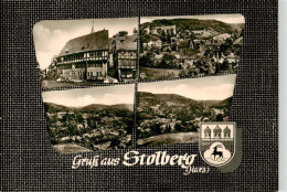 73888921 Stolberg Harz Rathaus Zechental Blick Von Der Toellebank Und Von Der Lu - Stolberg (Harz)