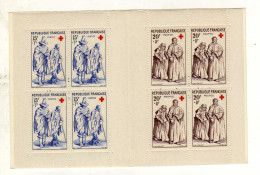 Carnet FRANCE Croix Rouge De 8 Timbres Jacques Callot Valeur 15F+7F Et 20F+8F Neufs Xx - Croix Rouge