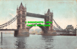 R497614 London. Tower Bridge. Postcard. 1906 - Andere & Zonder Classificatie