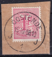 Timbre Belge Chiffre Cachet Oostende J 1 J - Used Stamps