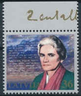 Mi 423 ** MNH / CEPT Europa, Notable Women / Writer Zenta Mauriņa, Woman - Letland