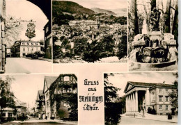 73888621 Meiningen Thueringen Ortspartien Panorama Brunnen Meiningen Thueringen - Meiningen