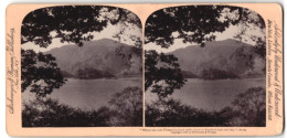 Stereo-Photo Strohmeyer & Wyman, New York, Ansicht Callander, Blick Auf Den Loch Katrine Mit Insel  - Photos Stéréoscopiques