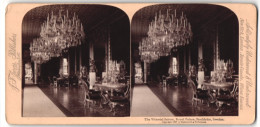 Stereo-Fotografie J. F. Jarvis, Washington D.C., Ansicht Stockholm, Der Sieger-Salon Im Königlichen Palast  - Photos Stéréoscopiques