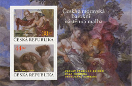 A 1204 - 5 Czech Republic Czech And Moravian Baroque  Murals 2023 - Unused Stamps