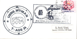 USA ETATS UNIS U S NAVAL OCENAOGRAPHIC OFFICE 1981 - FDC