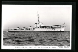 AK Cassiopea Destroyer CS, Italienisches Kriegsschiff  - Krieg