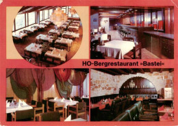 73888442 Bastei Saechsische Schweiz HO Bergrestaurant Bastei Elbebalkon Galerie  - Rathen