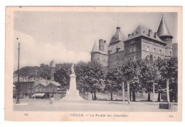 VIZILLE - La Place Du Château (carte Animée) - Vizille