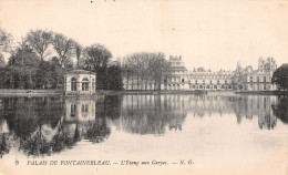 77-FONTAINEBLEAU LE PALAIS L ETANG AUX CARPES-N°T5075-D/0331 - Fontainebleau